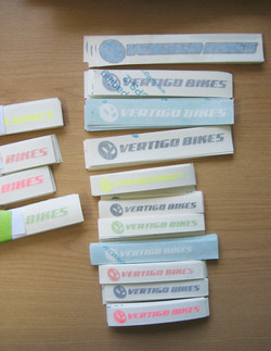 Vertigo Bikes Vinyl Stickers
