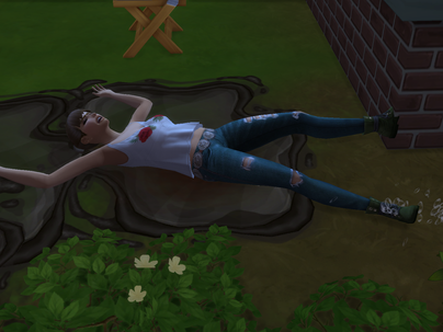 Tara Slipped in the Mud