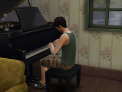 Playing the Piano, Having a Drink, and Then Calling It a Night