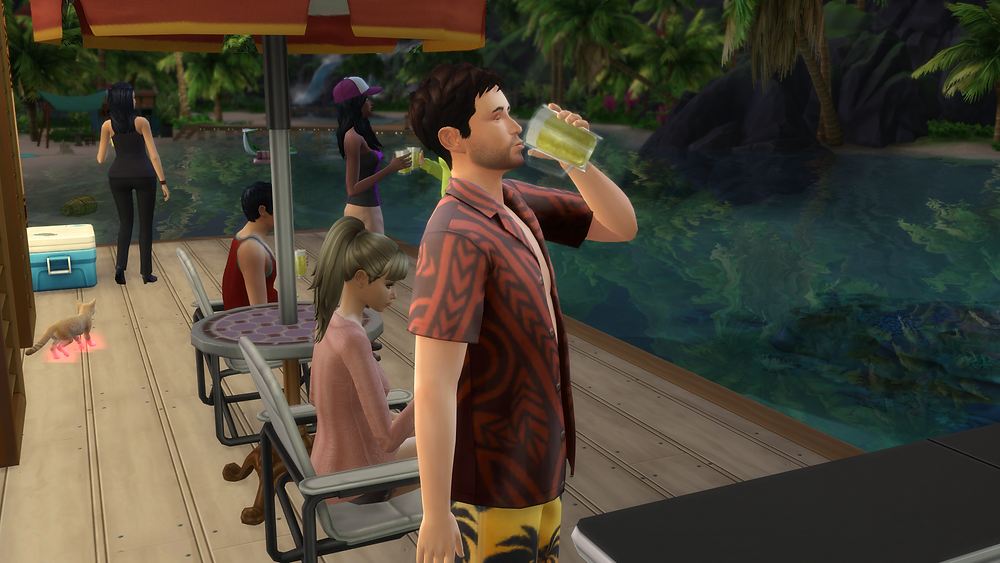 Drinking some good booze