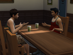 Me and Stephon at the 8 Bells Trying to Get More Information