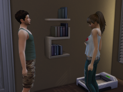 At Tara's House Getting Ready to Go Roller Skating