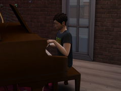 Playing the Piano and Tara Showed Up