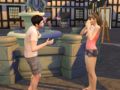 Singing, Romance, and Fun by the Fountain!