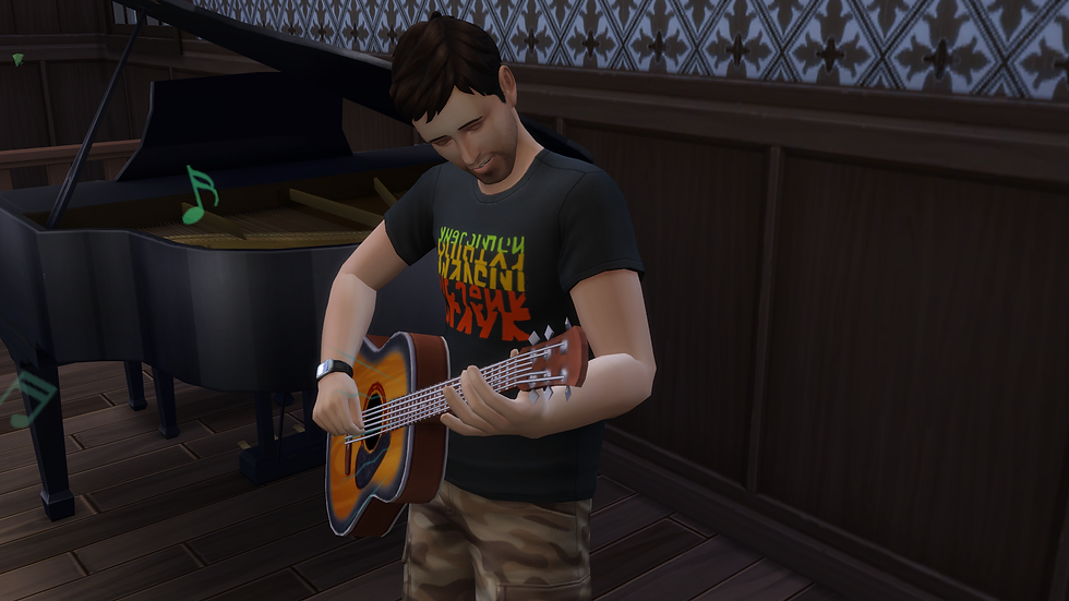 Playing the Guitar and Singing Some Songs