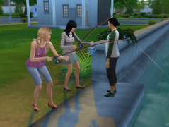 The Fishing Crowd and My Bro Stephon Came Over!