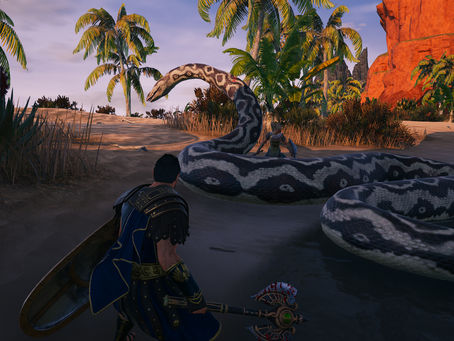 Defeated the Giant Snake