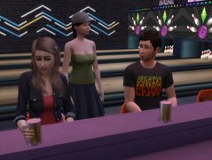 Chillin at the Bowling Alley