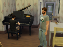 Having Some Fun and Showed off My Piano Skills