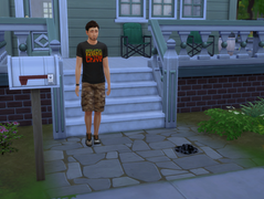 Punks Threw Trash by My Patio Steps