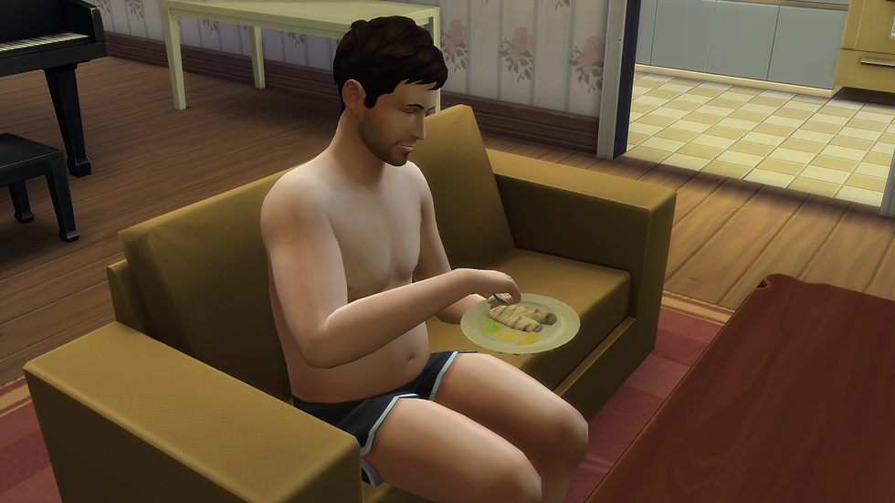 Enjoying the Tilapia