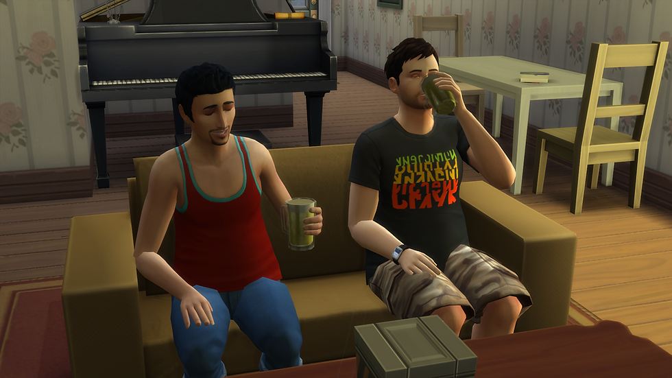 Me and Stephon Drinking