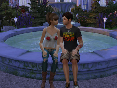 Romance by the Fountain