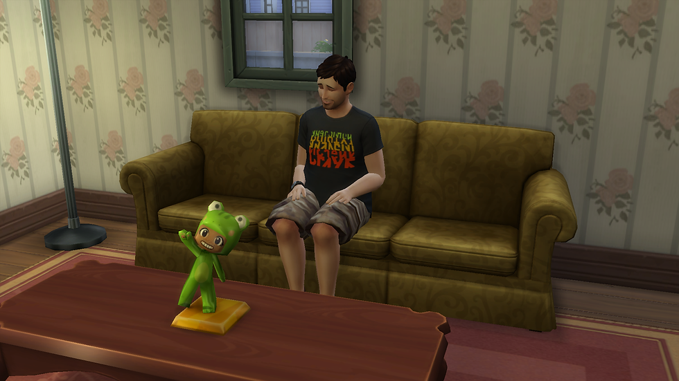 Sitting on My New Couch