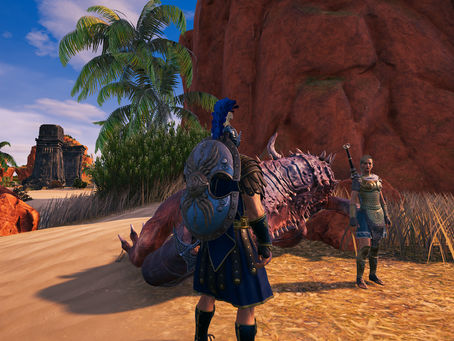 Defeated a Large Lizard Beast and a Giant Crocodile