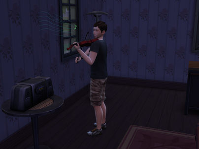 Playing the Violin in the Dark