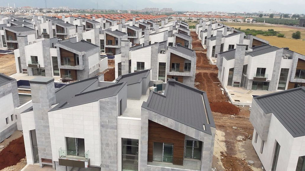 Modern Metrotile metal çatı sistemleri uygulaması – Ayça İnşaat