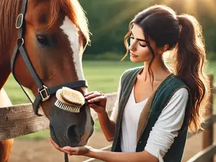 The Healing Power of Touch: How Grooming Horses Supports Trauma Recovery and PTSD Healing