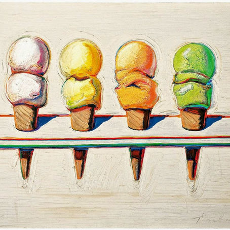A Wayne Thiebaud Painting