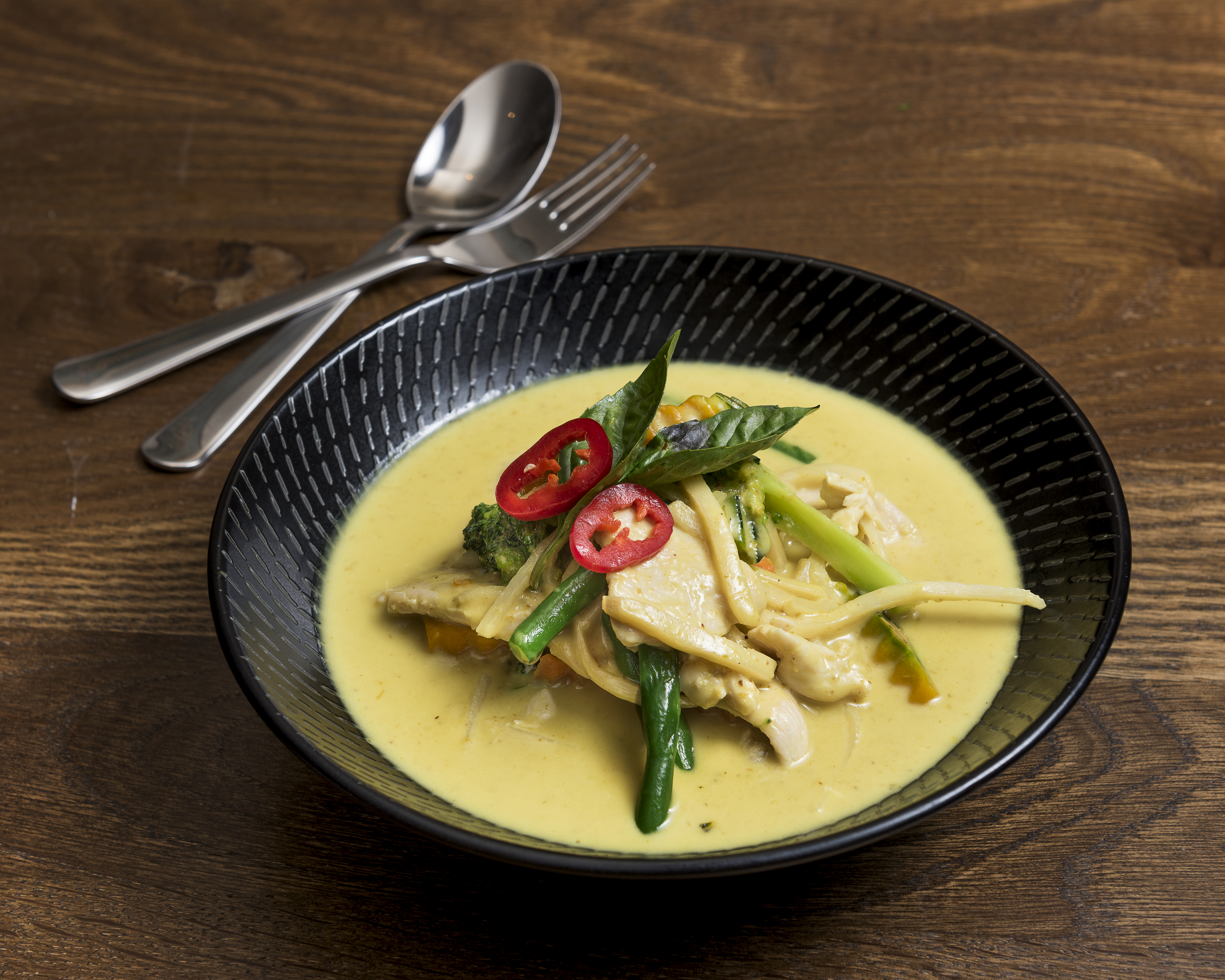 Arranged Food and Objects