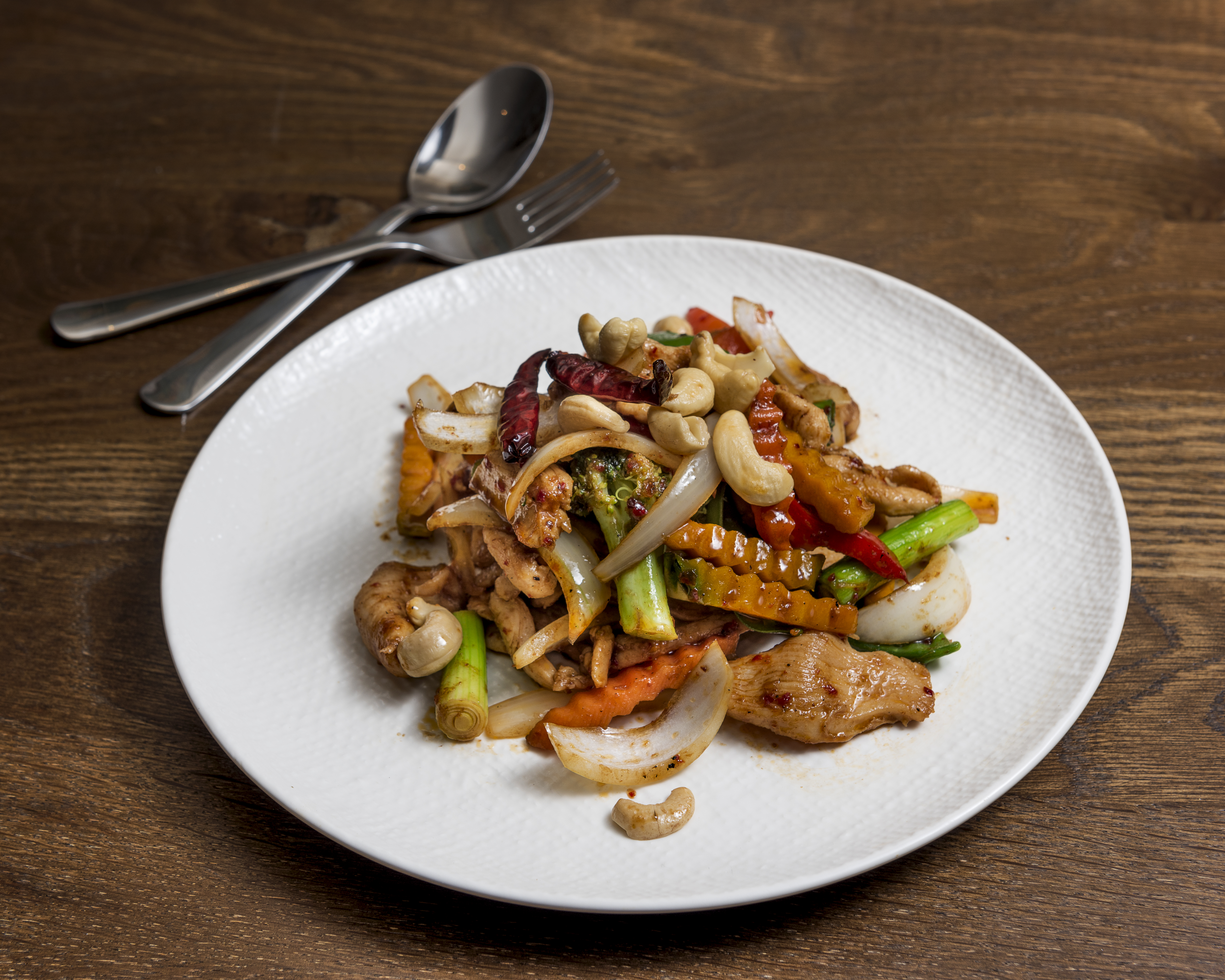 Arranged Food and Objects