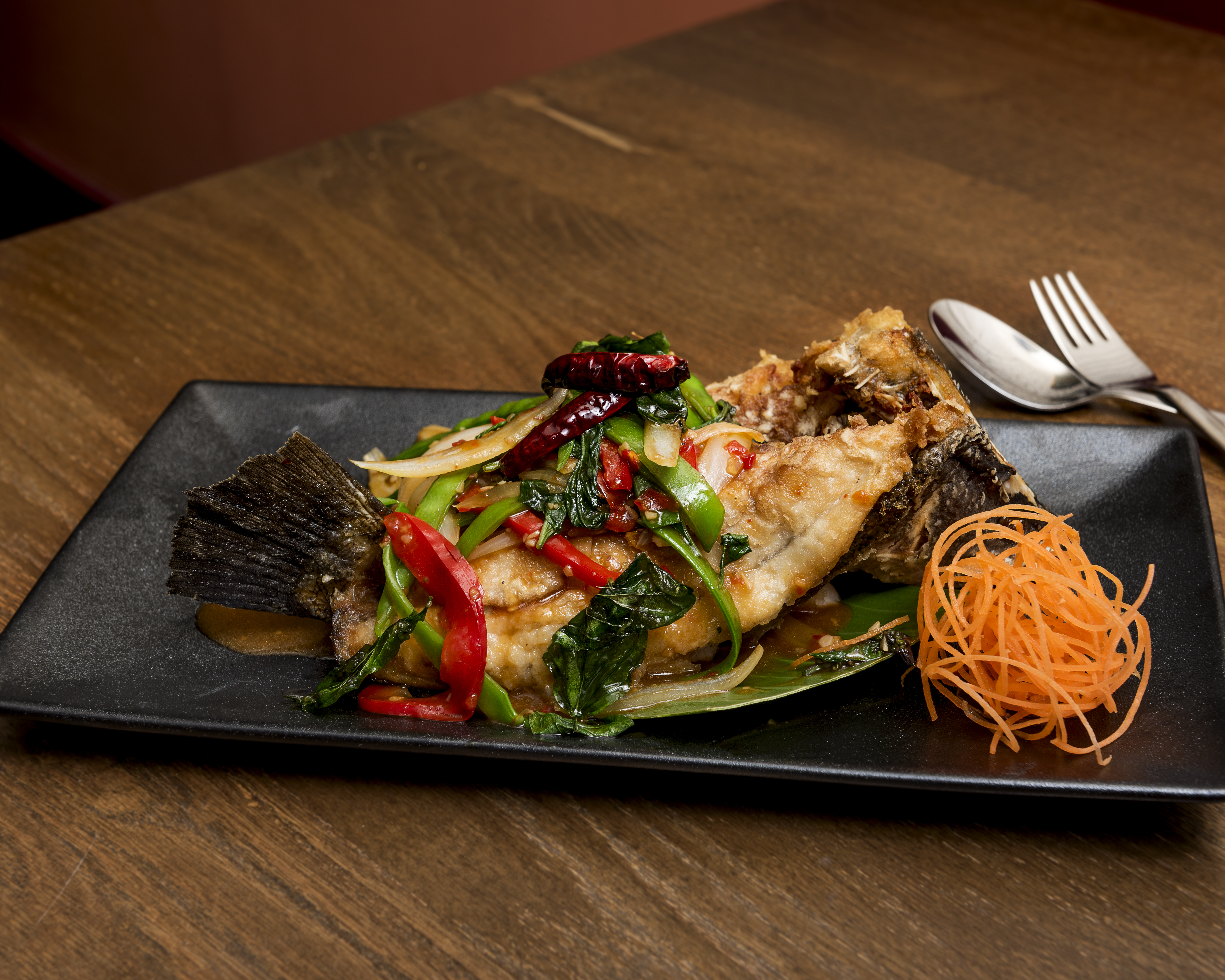 Arranged Food and Objects