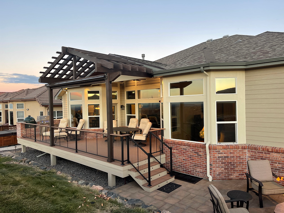 Custom deck and railings from RMOL