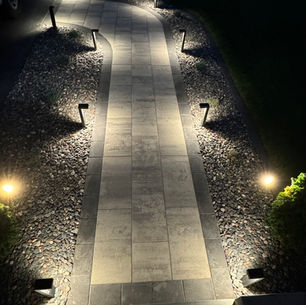 Custom path and ambient lighting from Anderson Bros Outdoors