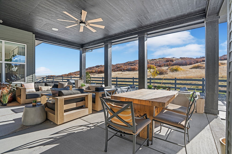 Furnished outdoor space from RMOL