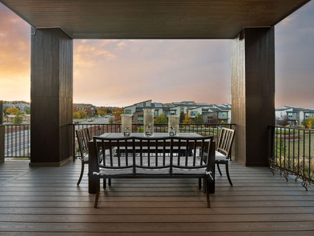 Composite deck from Rocky Mountain Outdoor Living