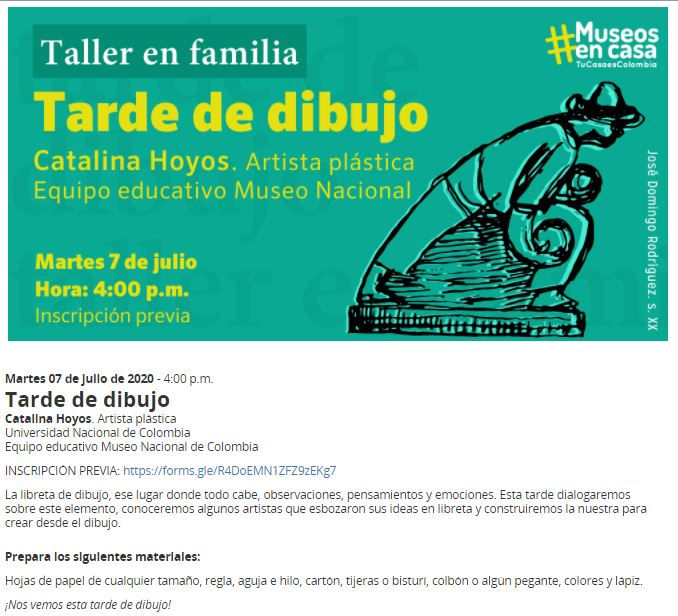 Tardes de dibujo junio 2020
