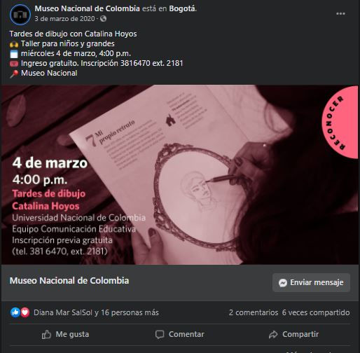 Tardes de dibujo marzo 2020