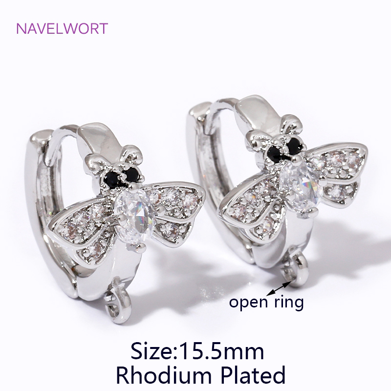 Thumbnail: Luxury 18K Gold Plated Brass Round Earring 