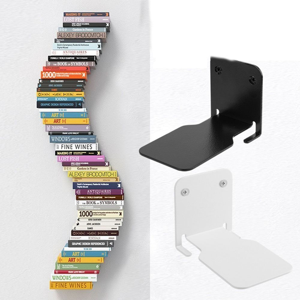 Invisible Floating Bookshelf Wall Mounted Book Shelf Home Decoration Book Organ