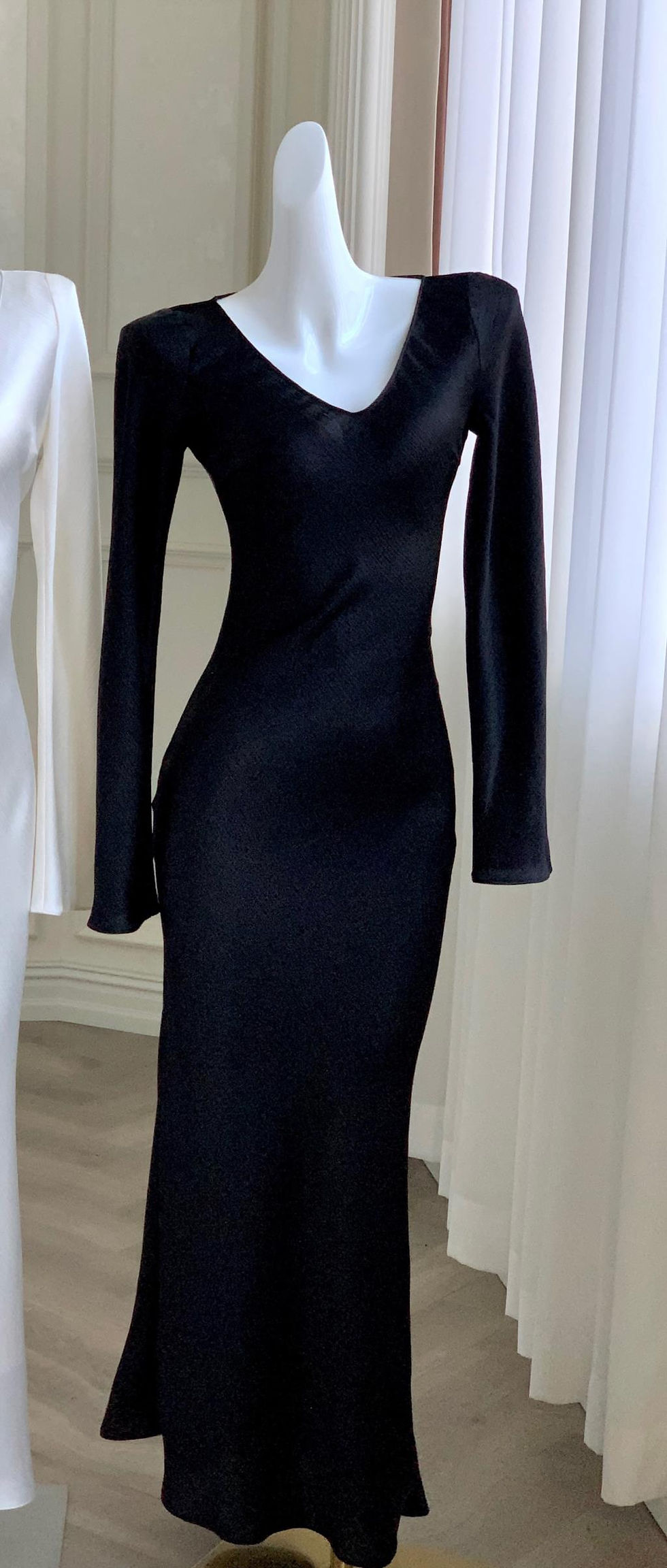 Thumbnail: Elegant Satin Mermaid Long Dresses for Women Wedding Evening 