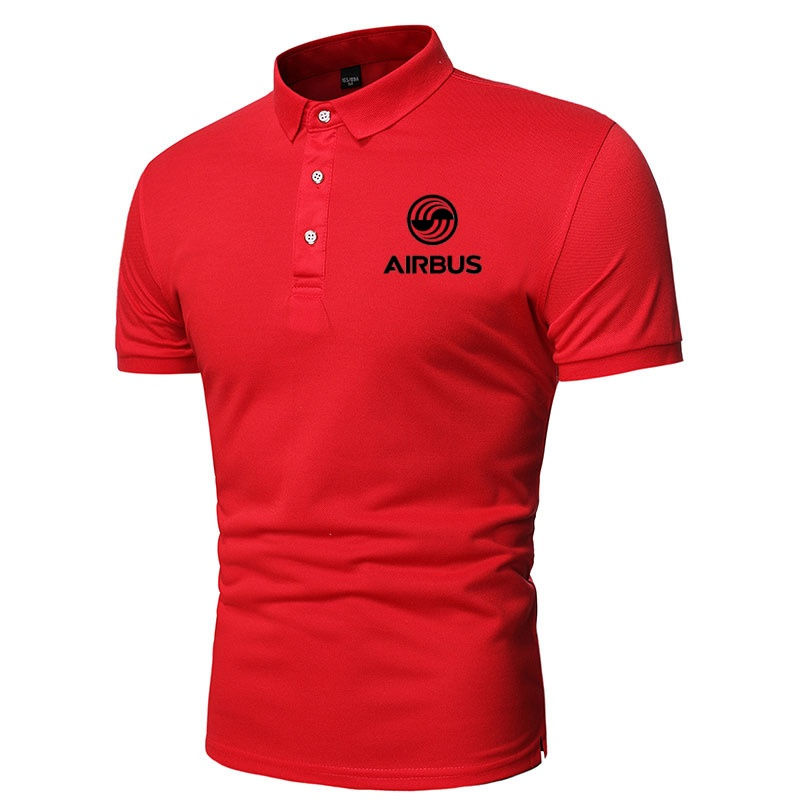 Thumbnail: Polo Shirt AIRBUS AVIATION Flight Lapel TShirts 