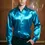 Thumbnail: Elegant Men's Satin Slim Fit Shirt for Parties and Special Occasions