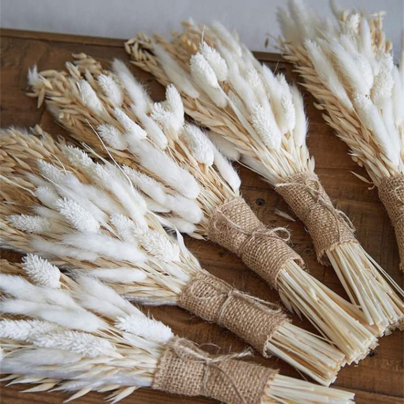 White Pampas Grass Decor 50 Pcs 17” Wedding Centerpiece Flower