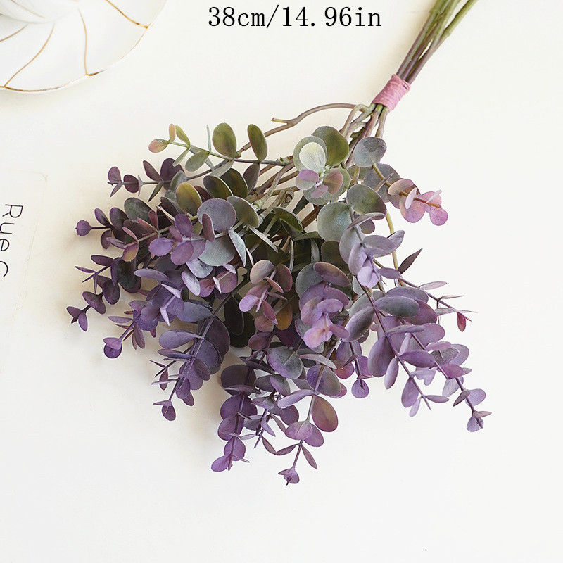 Thumbnail: Artificial Desktop Fake Plants Green Plastic Palm Tree Bunch Flower Material