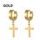 Thumbnail: Cross pendant necklace and earring