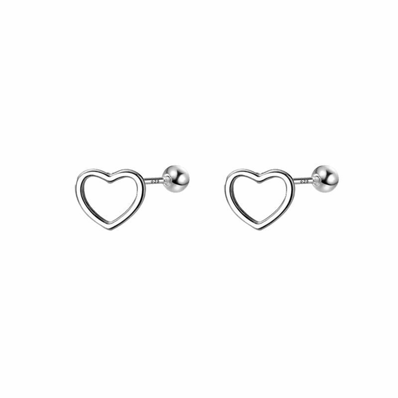 Thumbnail: 925 Sterling Silver Earrings for Women Party Birthday Valentines Gift Piercing E
