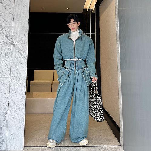 Thumbnail: Men 2 Pieces Streetwear Fashion 