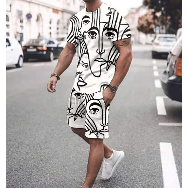 Thumbnail: Summer Fashion  New Men 2 Piece