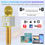 Thumbnail: Kids Toys Microphone,Wireless Bluetooth Karaoke Mic for Children Singing, Birthd