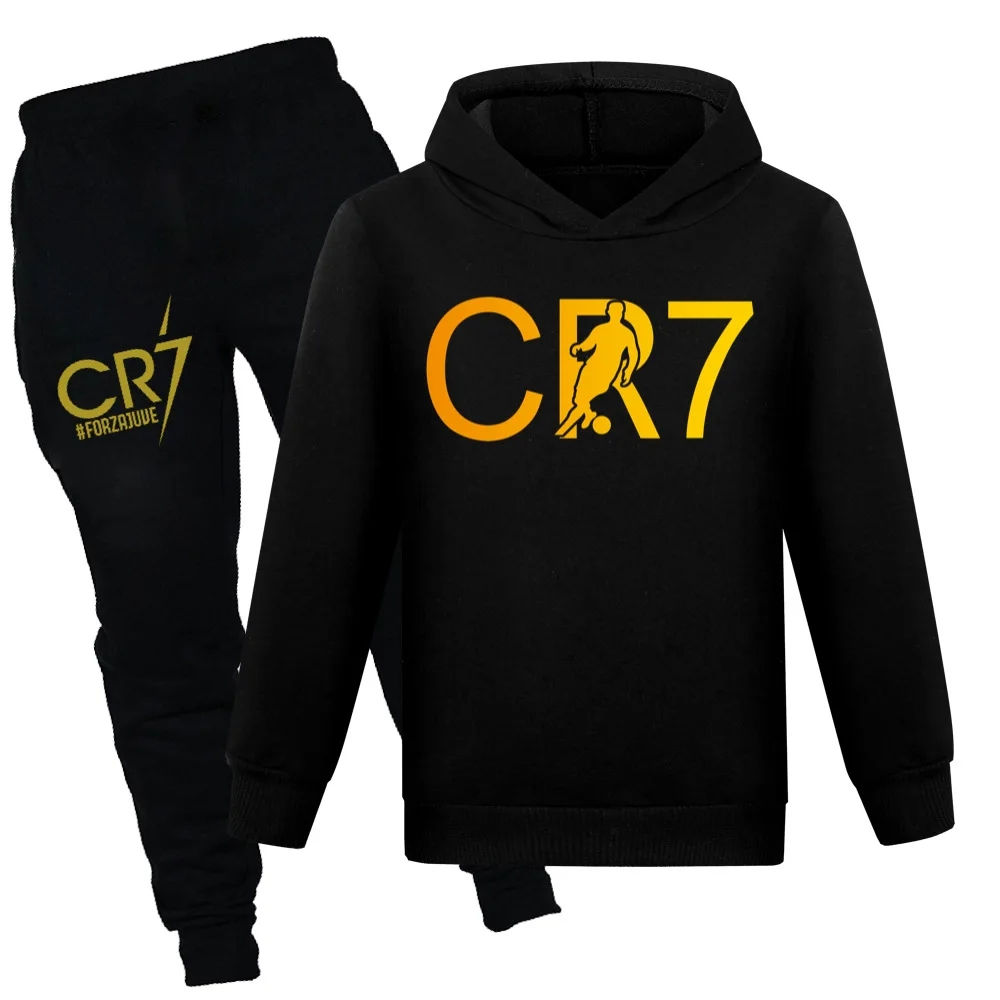 CR7 Kids Sets Birthday suit Boys Tracksuits Kids Portugal Football 7 Sport Suits