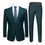 Thumbnail: Solid Color Two-piece Plus Size Men's Suit