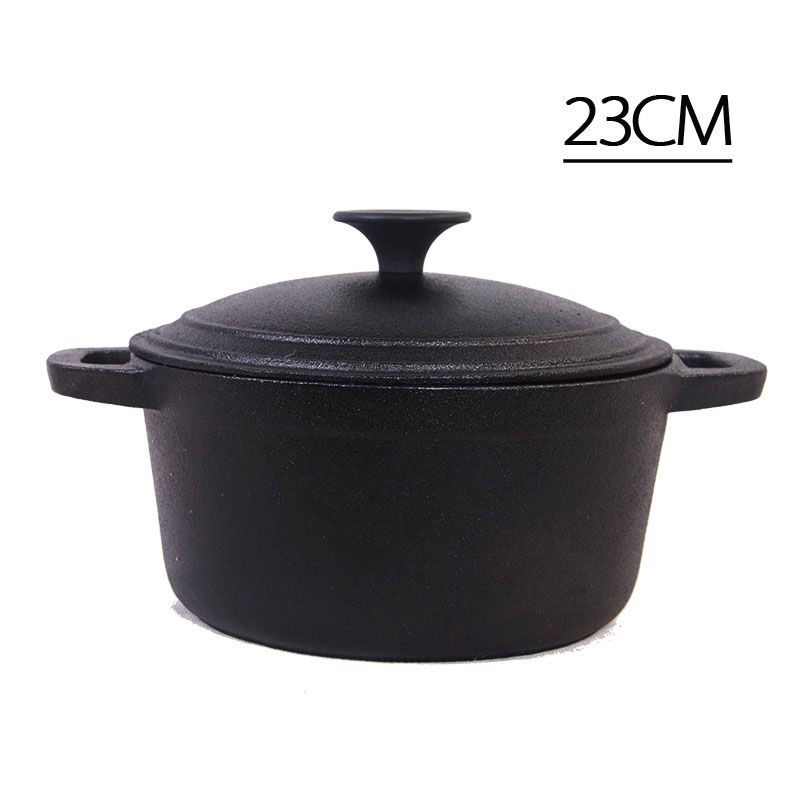 Thumbnail: Export Cast Iron Pot Clay Pot Rice Casserole Stew Pot