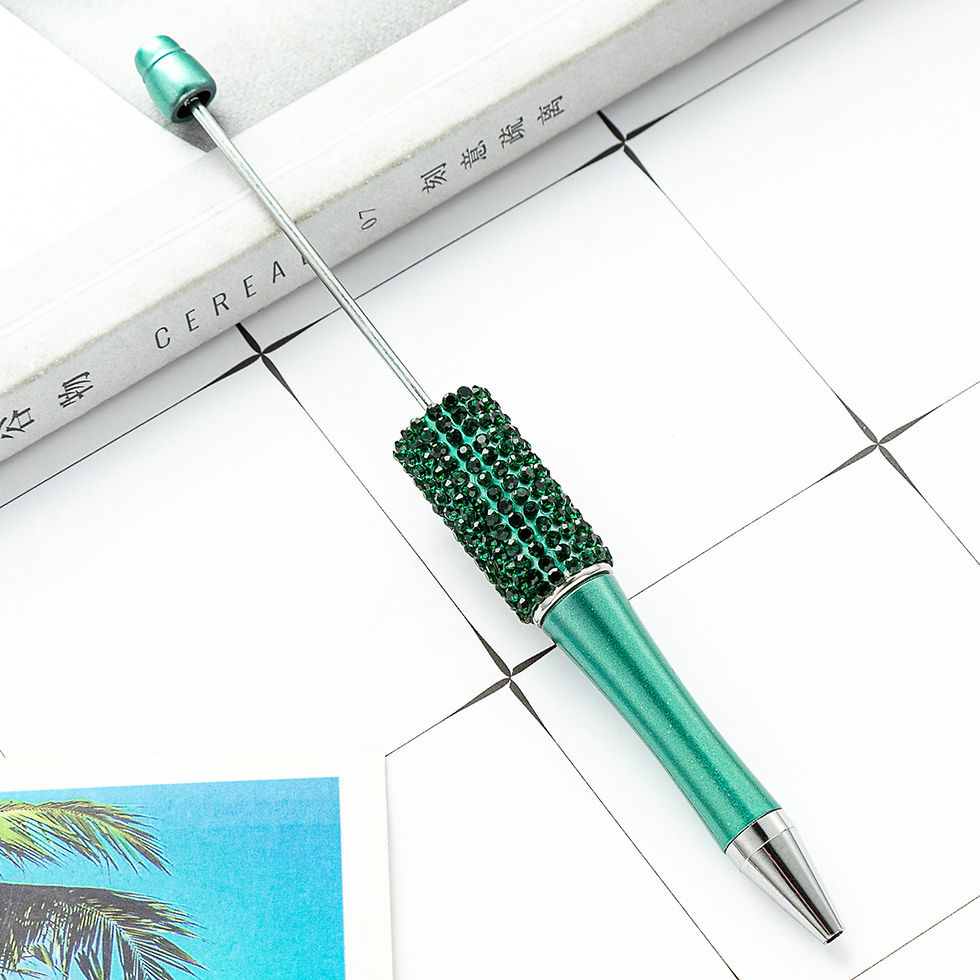 Thumbnail: 13pcs Handmade Diamond Pearl Ballpoint Pen Stationery Student Gift