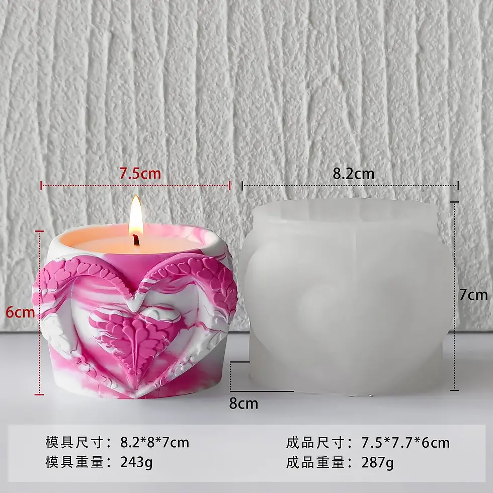 Silicone Candles Valentine’s Day Gifts Home Decoration and Craft Projects Crea