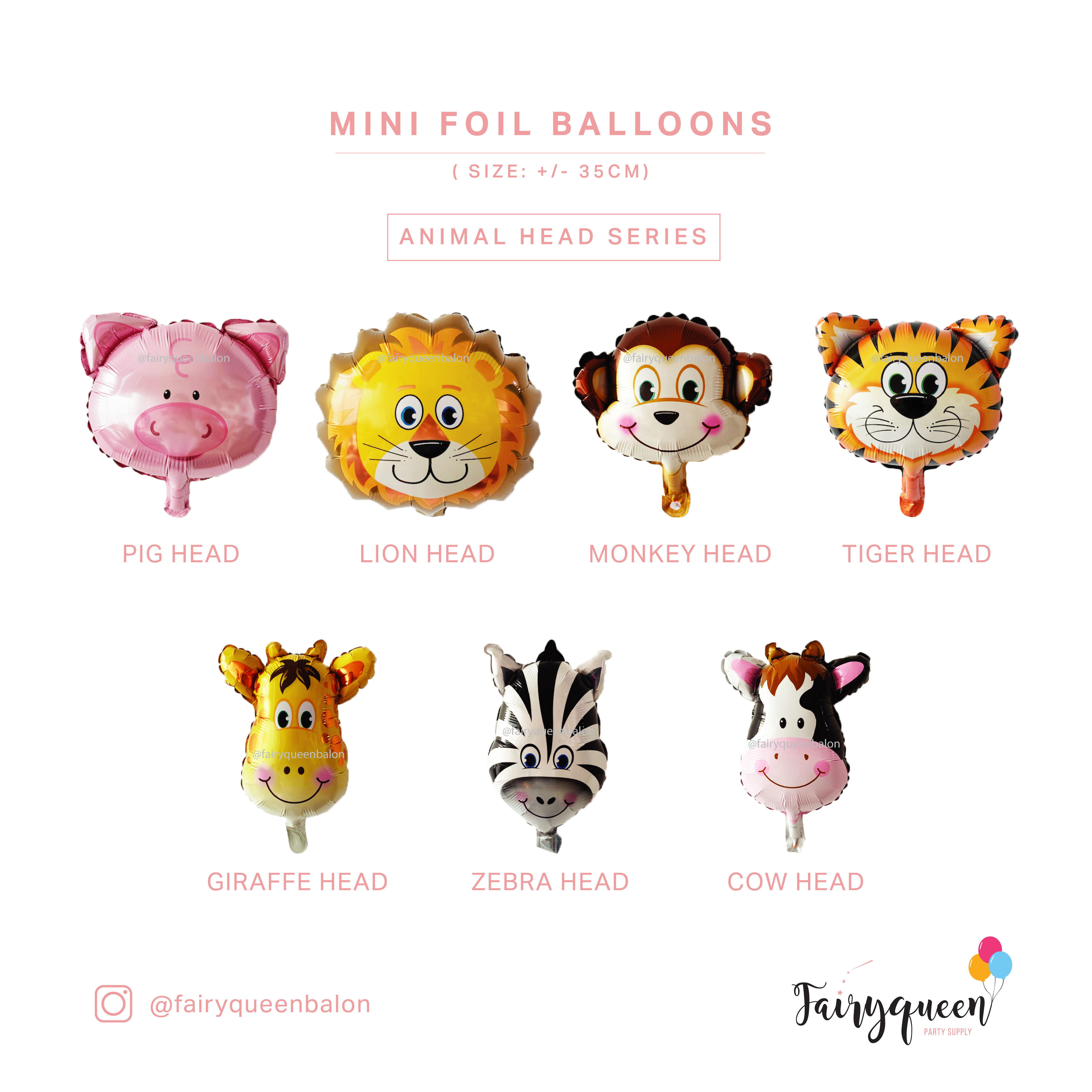 Animal Mini Foil Balloon